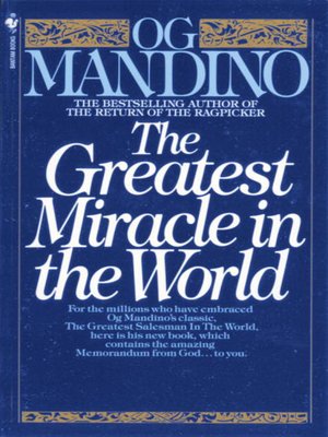 cover image of The Greatest Miracle in the World